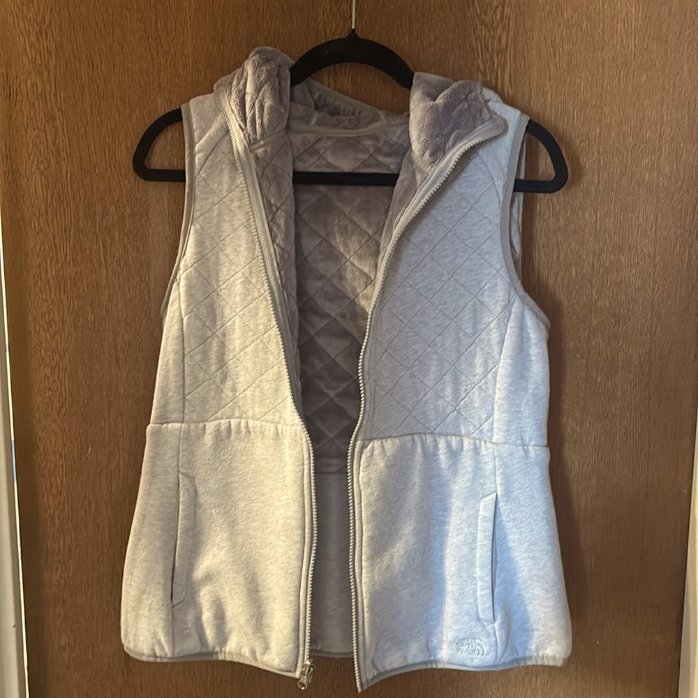 North face reversible hooded vest